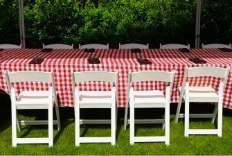 Tischdeko für Festzelte Tischdeko für Festzelte